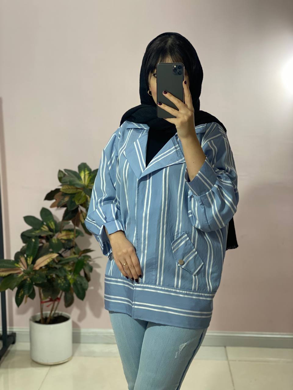 FA1A90CB-9B87-43FE-AE88-C4A379ECB001 مانتو کتی راه راه - تصویر 1