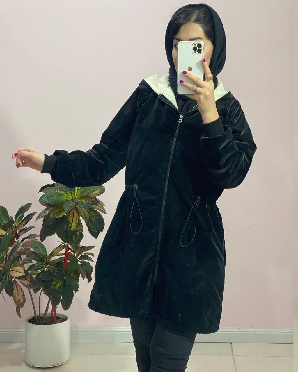 79899097-F3DB-4D88-894F-860424D71D68 کاپشن سیلیکونی داخل خز ببعی - تصویر 1