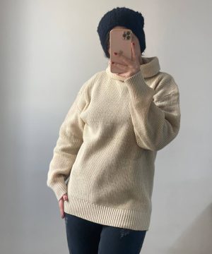 بلوز بافت یقه شل اسکی