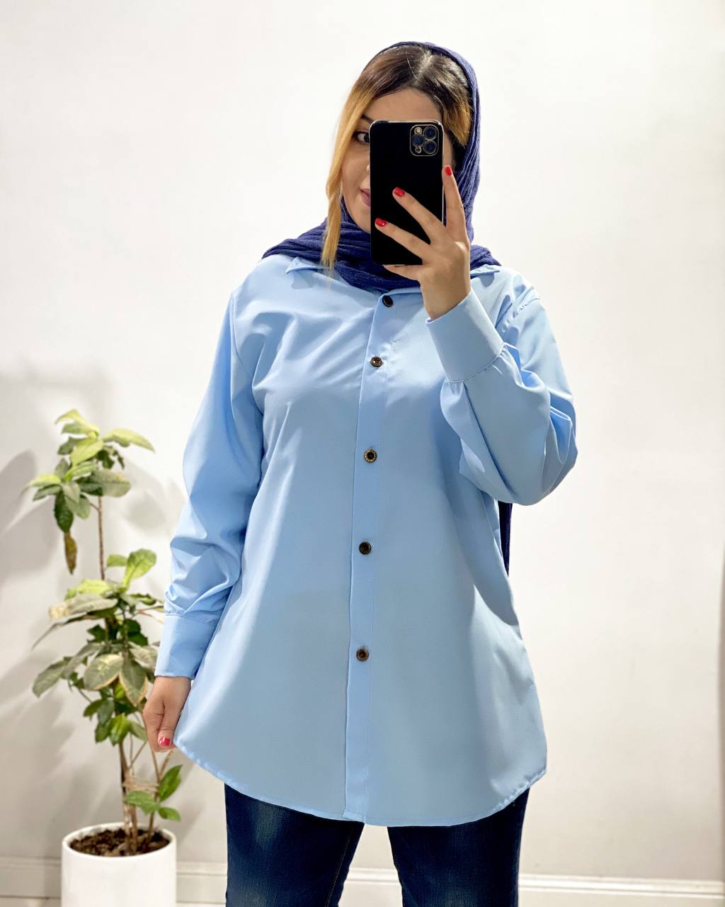 A2CAEBC3-D566-49F1-A4BD-0C18A8960580 شومیز بیسیک رنگی - تصویر 1