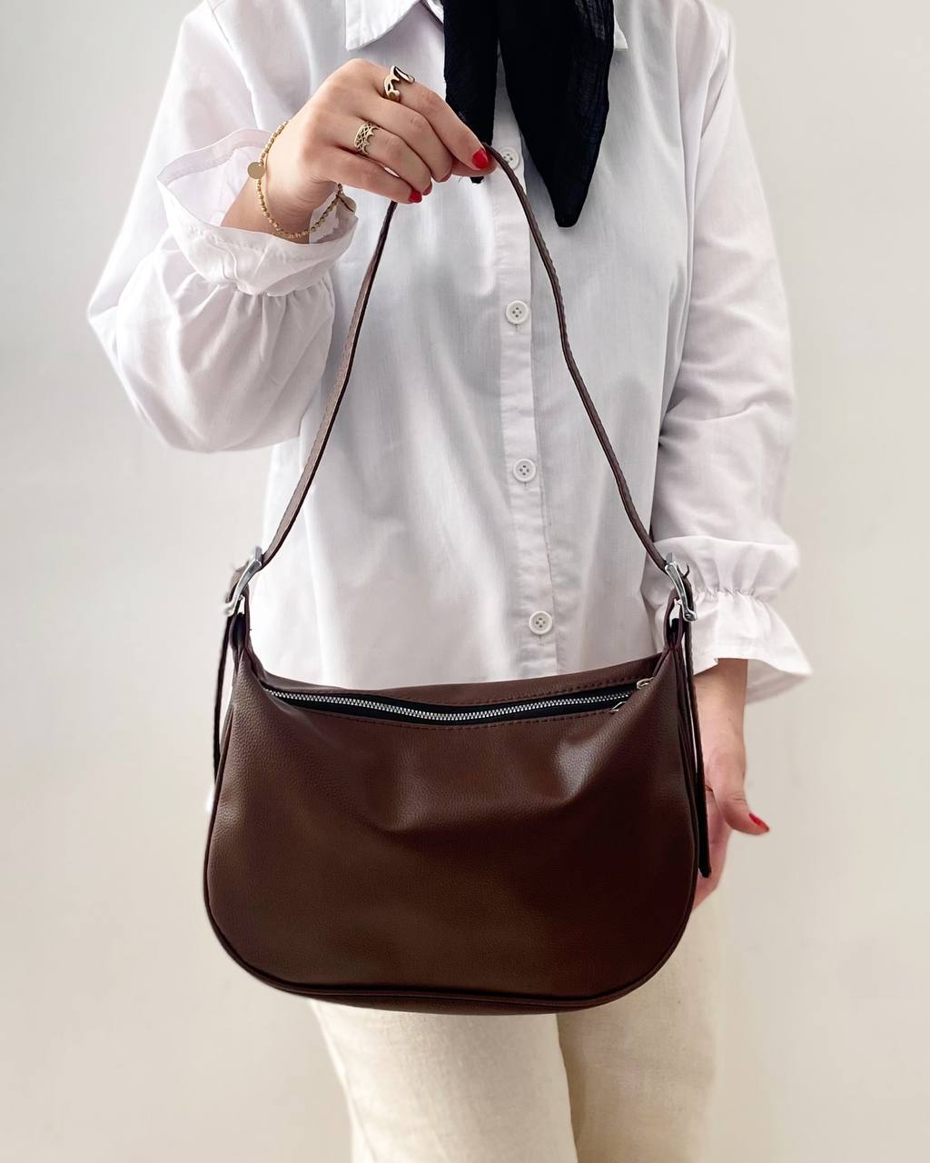 604B000F-9866-4BEF-B0EC-4A2232372C65 کیف زنانه دوشی مغزی تانیا - تصویر 1