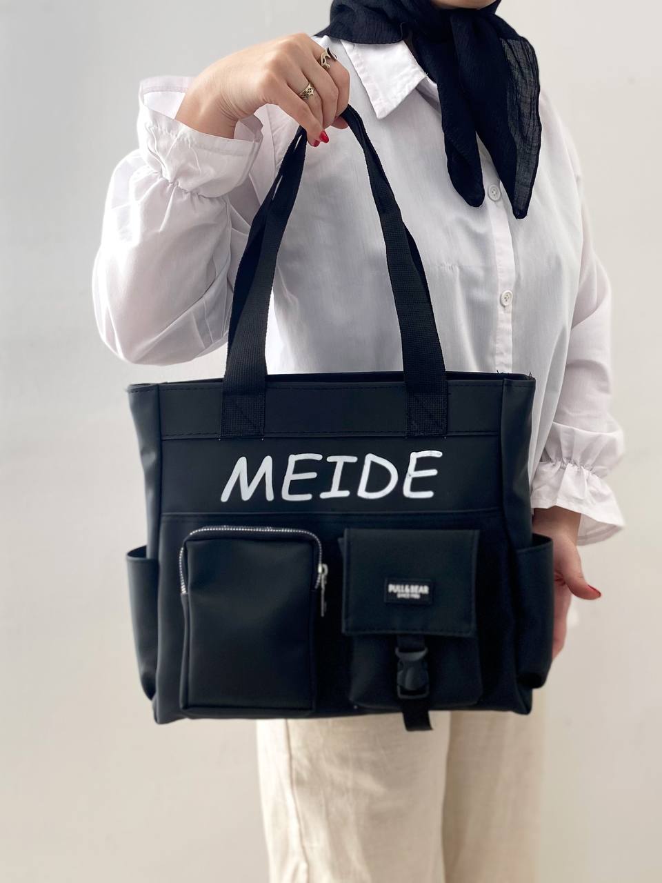 8F7EB180-6E73-410A-A49D-9A1C3252F52B کیف دانشجویی MAIDE - تصویر 1